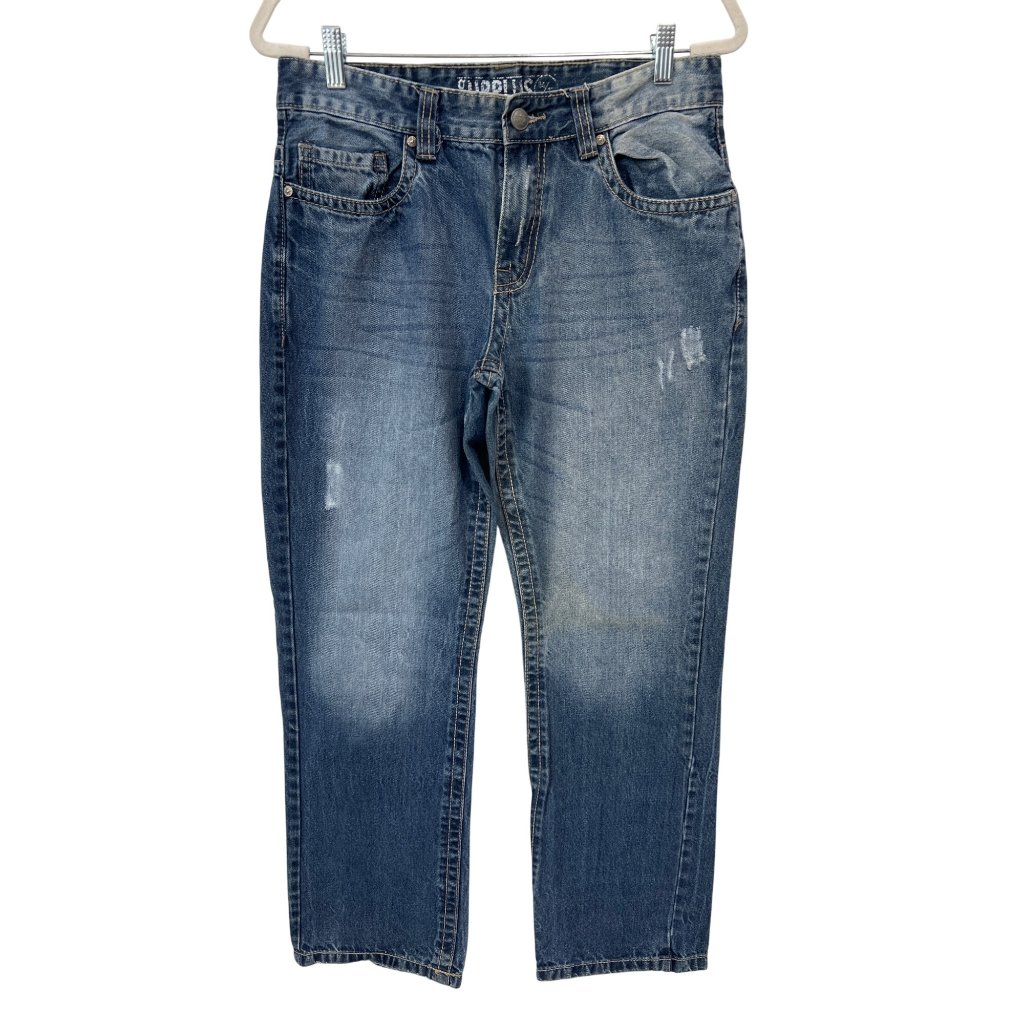 Surplus Jeans Size 34x32 Straight Leg Denim Blue Medium Wash Relaxed Fit Cotton